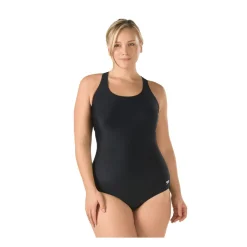 Fitness|One Pieces-Speedo Plus Moderate Ultraback One Piece Black