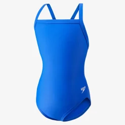 Racing|Fitness-Speedo Powerflex - Flyback Solid One Piece Youth Blue