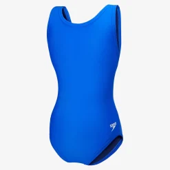 Racing|Fitness-Speedo Powerflex - Super Pro Back Solid One Piece Youth Blue