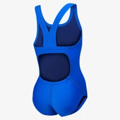 Racing|Fitness-Speedo Powerflex - Super Pro Back Solid One Piece Youth Blue