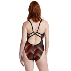 Racing|One Pieces-Speedo Precision Strappy Cross Back One Piece Orange