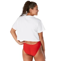 Teamwear-Speedo Pride Crop Tee White