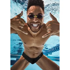 Briefs-Speedo Pride Graphic Solid Brief Black