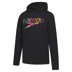 Teamwear|Rashguards-Speedo Pride Long Sleeve Hooded Rashguard Black