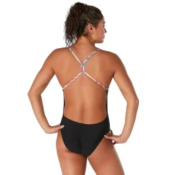 Fitness|Training-Speedo Pride Solid One Back One Piece Black