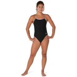 Fitness|Training-Speedo Pride Solid One Back One Piece Black