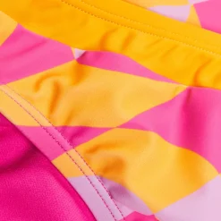 Girls Swimwear-Speedo Print Blocked Bikini Set Peel Yellow