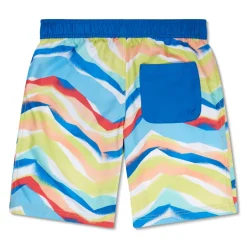 Boys Swimwear-Speedo Print Boardshort 17" Turkish Sea