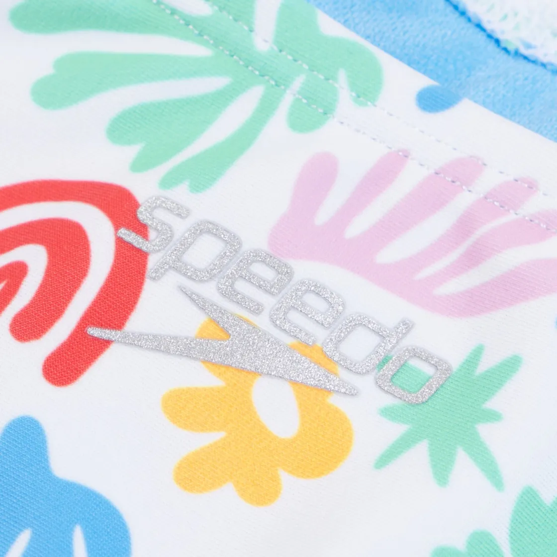 Girls Training|Girls Swimwear-Speedo Print Racerback White