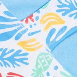 Girls Training|Girls Swimwear-Speedo Print Racerback White