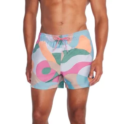Swim Trunks & Boardshorts-Speedo Print Redondo Edge Volley 14" Hot Mauve