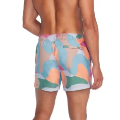 Swim Trunks & Boardshorts-Speedo Print Redondo Edge Volley 14" Hot Mauve