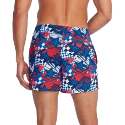 Swim Trunks & Boardshorts-Speedo Print Redondo Edge Volley 14" Turkish Sea