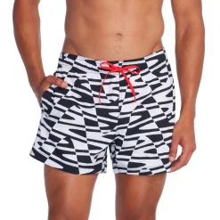 Swim Trunks & Boardshorts-Speedo Print Redondo Edge Volley 14" Anthracite