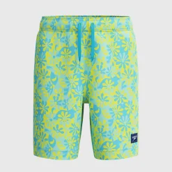 Boys Swimwear-Speedo Print Redondo Volley 15"