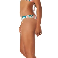 Two Pieces-Speedo Print Scoop Bikini Bottom Deep Lake