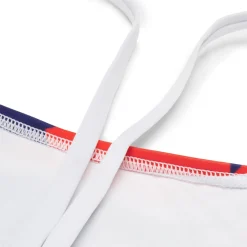 Two Pieces-Speedo Print Strappy Bikini Top Red/White/Blue