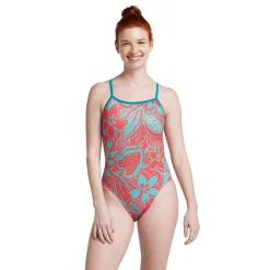 Fitness|Training-Speedo Print The One Back Pink Turqiouse
