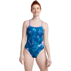 Fitness|Training-Speedo Print The One Back One Piece Deep Sky Blue