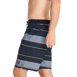 Swim Trunks & Boardshorts-Speedo Printed Bondi Basin Boardshort 20" Grey