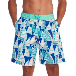 Swim Trunks & Boardshorts-Speedo Printed Bondi Basin Boardshort 20" Turqouise
