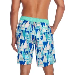 Swim Trunks & Boardshorts-Speedo Printed Bondi Basin Boardshort 20" Turqouise