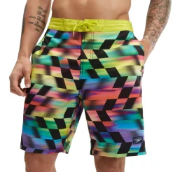 Swim Trunks & Boardshorts-Speedo Printed Bondi Basin Boardshort 20" Radiante Red