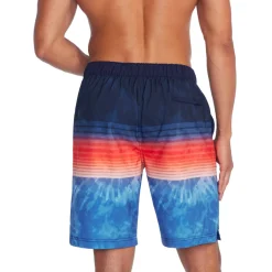 Swim Trunks & Boardshorts-Speedo Printed Bondi Basin Boardshort 20" Navy