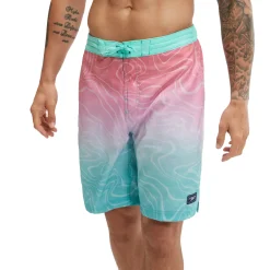 Swim Trunks & Boardshorts-Speedo Printed Bondi Basin Boardshort 20" Arctic Glass