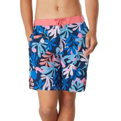 Swim Trunks & Boardshorts-Speedo Printed Bondi Boardshort 20" Blue