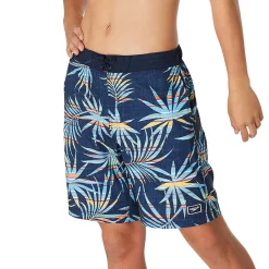 Swim Trunks & Boardshorts-Speedo Printed Bondi Boardshort 20" Navy