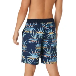 Swim Trunks & Boardshorts-Speedo Printed Bondi Boardshort 20" Navy
