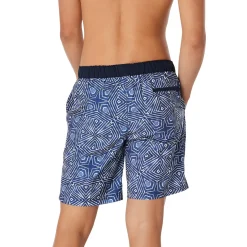 Swim Trunks & Boardshorts-Speedo Printed Bondi Boardshort 20" Navy