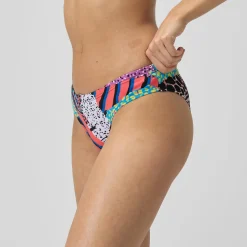 Two Pieces-Speedo Printed Cheeky Hipster Montage Mayhem