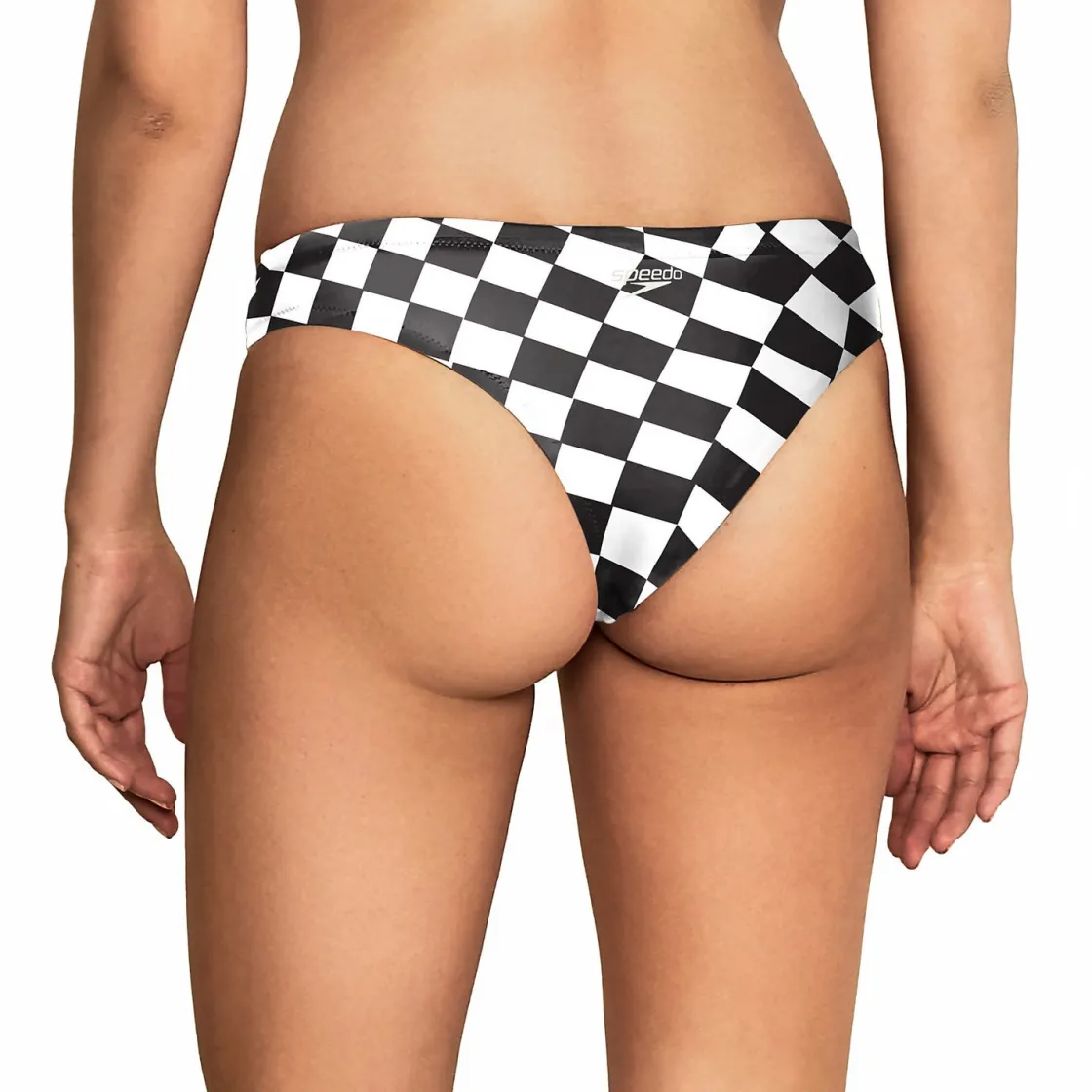 Two Pieces-Speedo Printed Cheeky Hipster Anthracite