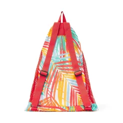 Bags-Speedo Printed Deluxe Ventilator Mesh Bag Red