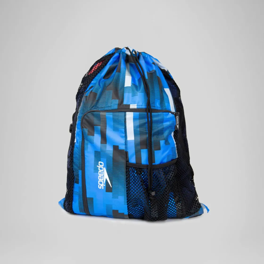 Bags-Speedo Printed Deluxe Ventilator Mesh Bag Cerulean Blue