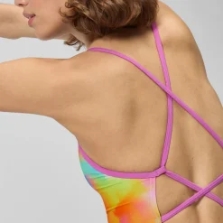 Training|One Pieces-Speedo Printed Double X Back One Piece Acid Rain