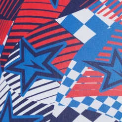 Racing|One Pieces-Speedo Printed Double X Back One Piece Cobalt Blue