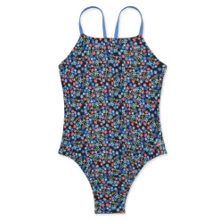 Fitness|Training-Speedo Printed Fixed Back One Piece Black/Blue
