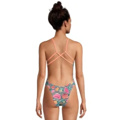Fitness|Training-Speedo Printed Fixed Back One Piece Multi