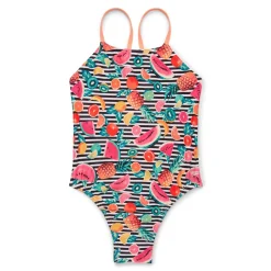 Fitness|Training-Speedo Printed Fixed Back One Piece Multi