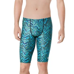 Boys Training|Jammers-Speedo Printed Jammer Scuba Blue