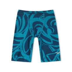 Jammers|Boys Training-Speedo Printed Jammer Mystic Blue