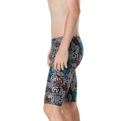 Boys Training|Jammers-Speedo Printed Jammer Jump Around Black