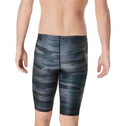 Jammers|Boys Training-Speedo Printed Jammer Camo Beach Anthracite