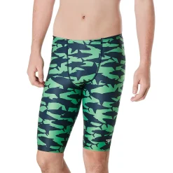 Boys Training|Jammers-Speedo Printed Jammer Fake Green