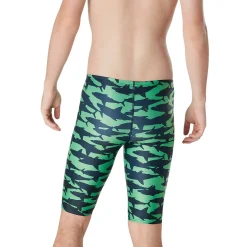 Boys Training|Jammers-Speedo Printed Jammer Fake Green