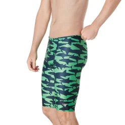Boys Training|Jammers-Speedo Printed Jammer Fake Green