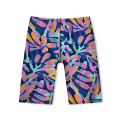 Jammers|Boys Training-Speedo Printed Jammer Blossom Blue
